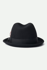 Unisex Gain Fedora in Black
