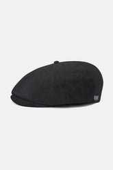 Unisex Brood Newsboy Cap in Black