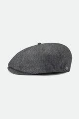 Unisex Brood Newsboy Cap in Grey/Black