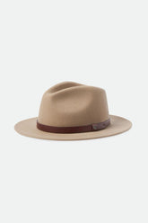 Unisex Messer Fedora in Sand