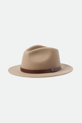 Unisex Messer Fedora in Sand