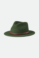 Unisex Messer Fedora in Moss