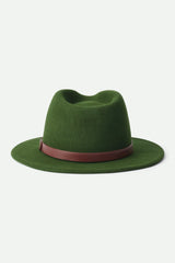 Unisex Messer Fedora in Moss