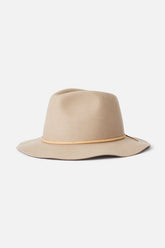 Unisex Wesley Fedora in Light Tan