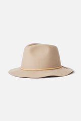 Unisex Wesley Fedora in Light Tan