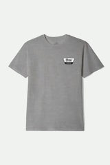 Men's Linwood Short Sleeve Standard T-Shirt in Heather Grey/Black/White