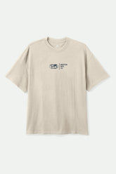 Men's Union Heavyweight Relaxed T-Shirt in Cream Classic Wash