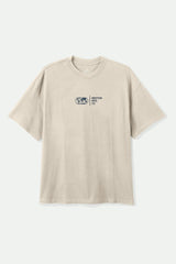 Men's Union Heavyweight Relaxed T-Shirt in Cream Classic Wash