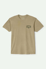 Men's Woodburn Oceanside S/S Standard T-Shirt In The Color Khaki/Dark Green