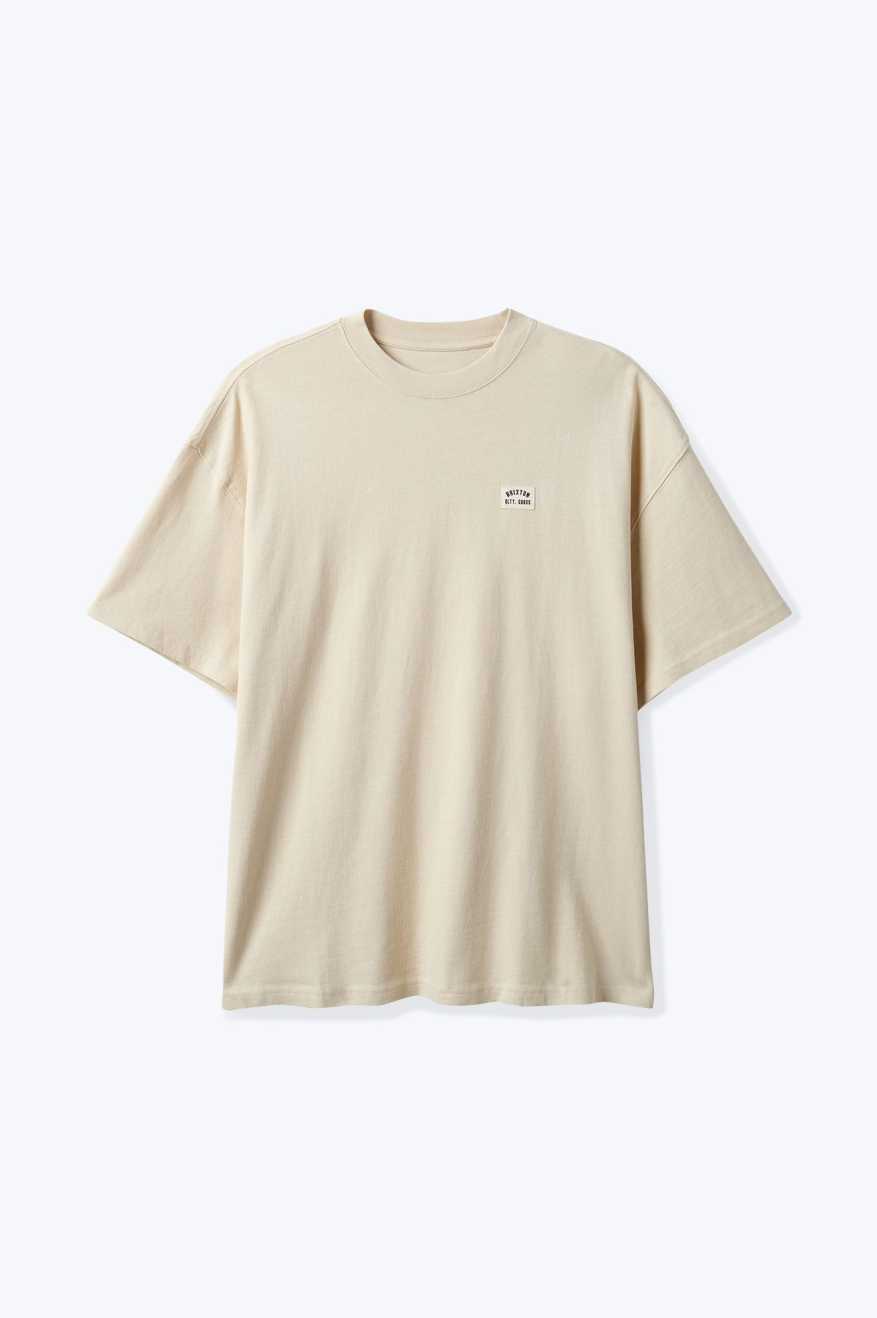 Men's Woodburn Heavyweight Relaxed T-shirt in Cream Classic Wash