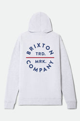Men's Pledge Hoodie in Heather Grey/Blue/Red