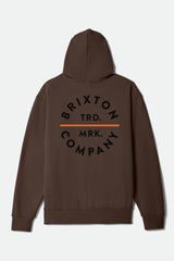 Men's Pledge Hoodie in Brown/Black/Orange
