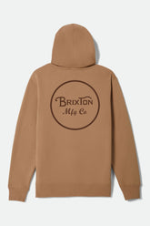 Men's Wheeler Hoodie in Sand Stone/Brown