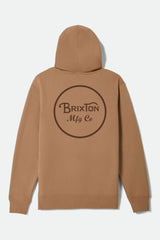 Men's Wheeler Hoodie in Sand Stone/Brown