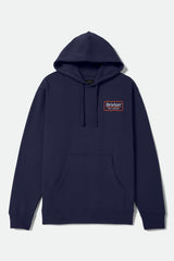 Men's Palmer Hoodie in Classic Navy/Light Grey/Orange