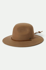 Unisex Cedar Packable WTHR GUARD™ Fedora in Khaki