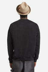 Unisex Gain Fedora in Sand/Antique Brass