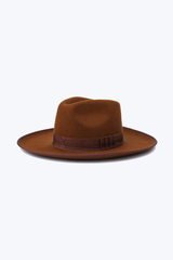 Unisex Reno Fedora in Coffee/Coffee