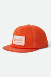 Men's Grade Snapback in Solar Orange