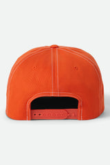 Men's Grade Snapback in Solar Orange