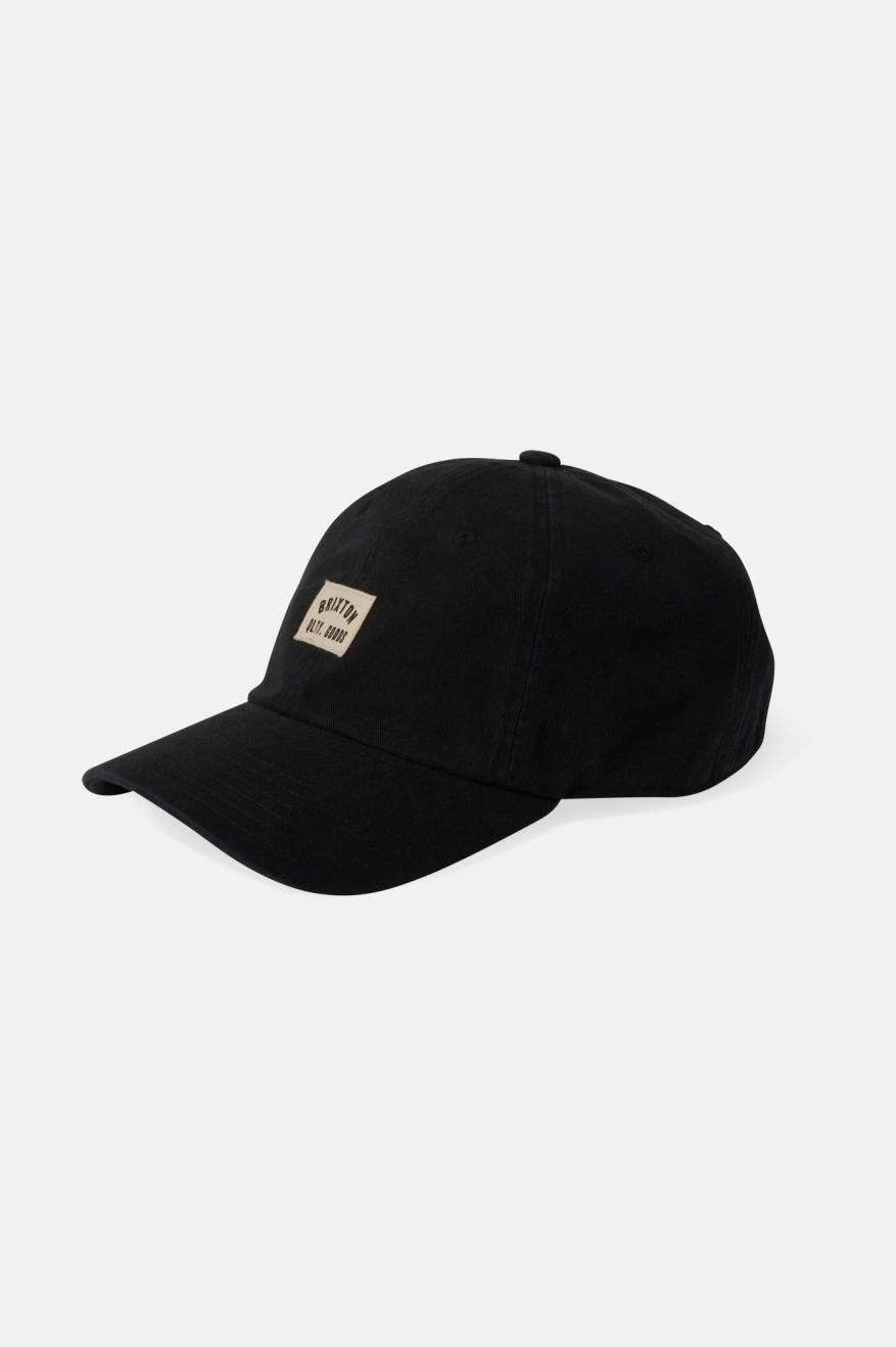 Unisex Woodburn Netplus Adjustable Hat in Black Vintage Wash