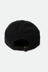 Unisex Woodburn Netplus Adjustable Hat in Black Vintage Wash