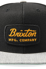 Unisex Jolt Snapback in Black/Heather Grey