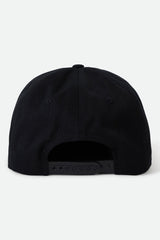 Unisex Hardee Snapback in Black