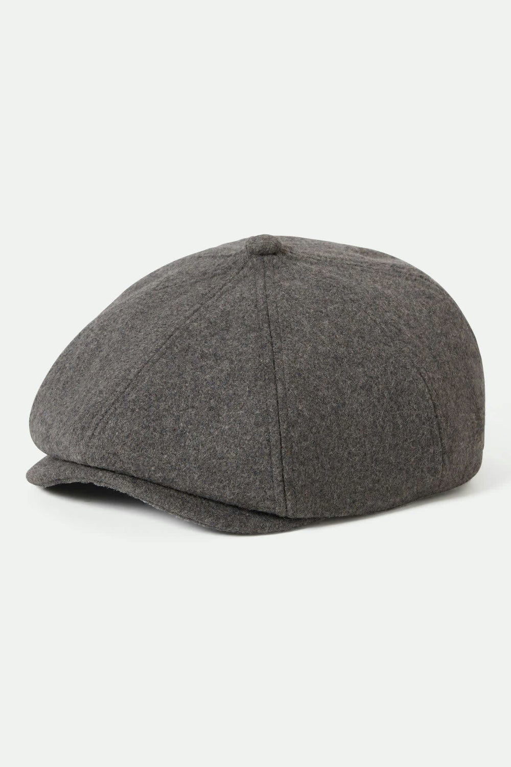 Unisex Brood Flannel Snap Cap in Dark Heather Grey/Washed Navy