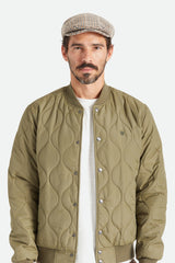 Hooligan Newsboy Snap Cap - Off White/Desert Palm