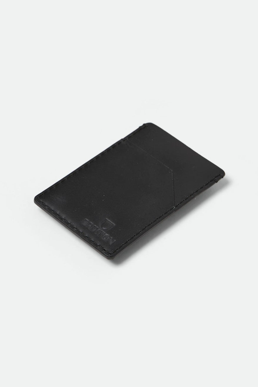 Unisex Traditional Card Holder in Black