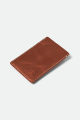 Unisex Traditional Card Holder in Brown