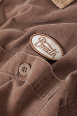 Women's Utopia Overshirt in Pinecone Brown/Sand