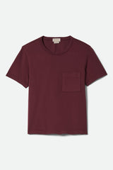 Women's Carefree Organic Garment Dye Perfect T-Shirt in Port