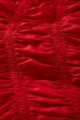 Women's Eden Smocked Top in Crimson