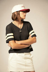 Women's Essex Painter Mini Skirt in Egret White