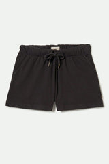 Women's Carefree Organic Garment Dyed Lounge Short in Black