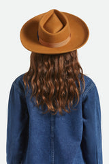 Women's Monet Fedora in Washed Copper