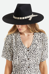 Women's Leigh Felt Fedora - Black