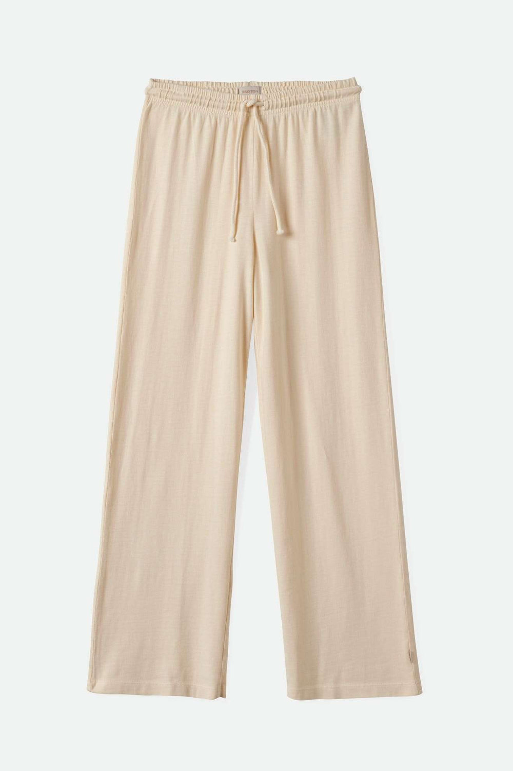 Brixton Women's Carefree Organic Garment Dye Lounge Pant in color White Smoke