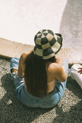 Women's Redding Bucket Hat in Whitecap/Deep Forest