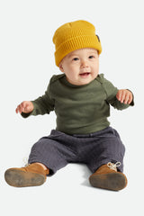 Infant Baby Heist Beanie in Mustard