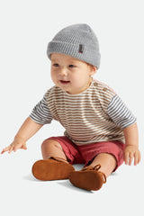 Brixton Unisex Baby Heist Beanie in color Light Heather Grey
