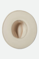 Unisex Layton Comfort Fedora in Dove/Sand