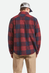 Men's Bowery Arctic Stretch Fleece in Adrenaline Rush/Mood Indigo Plaid