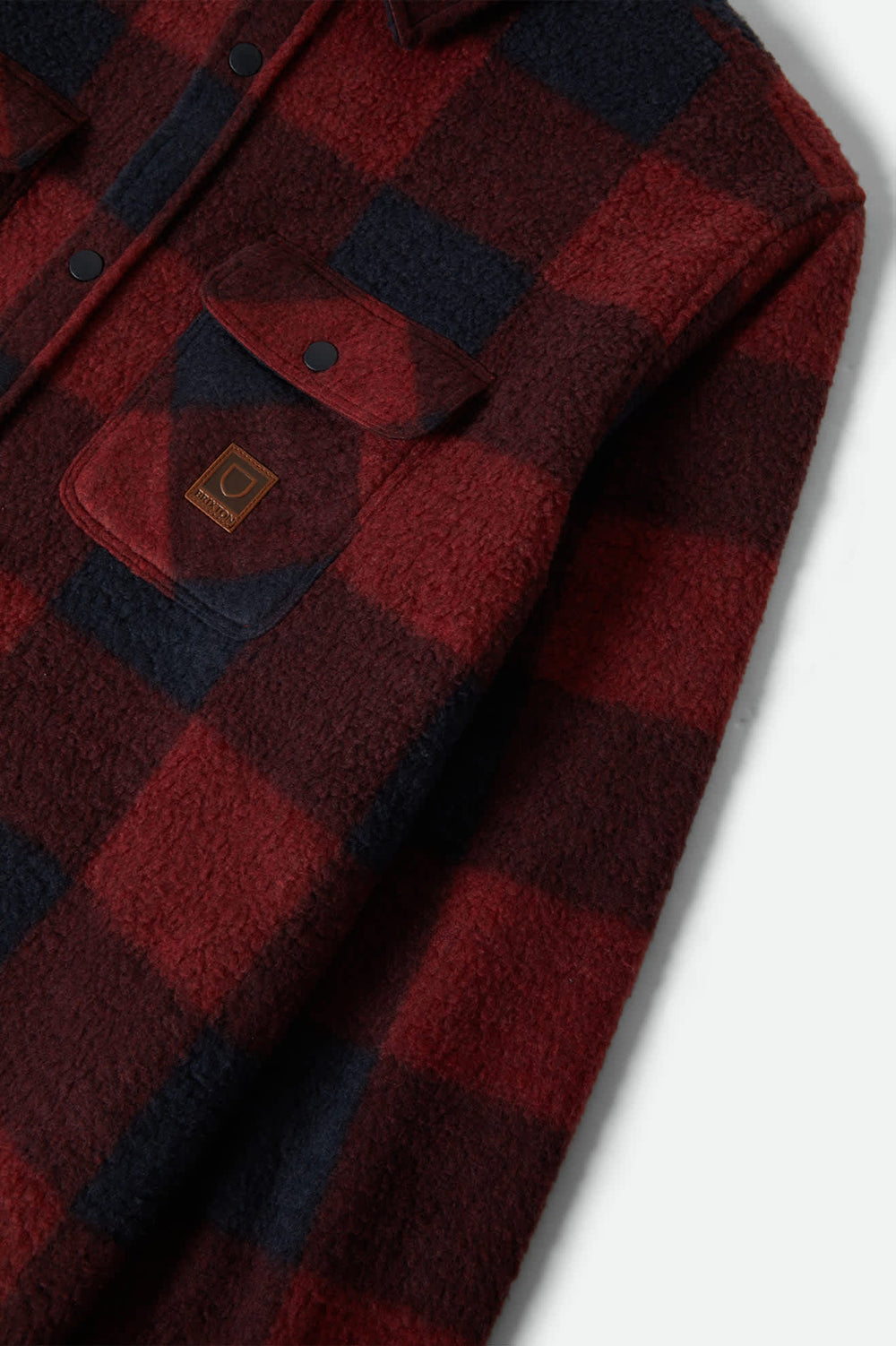 Men's Bowery Arctic Stretch Fleece in Adrenaline Rush/Mood Indigo Plaid