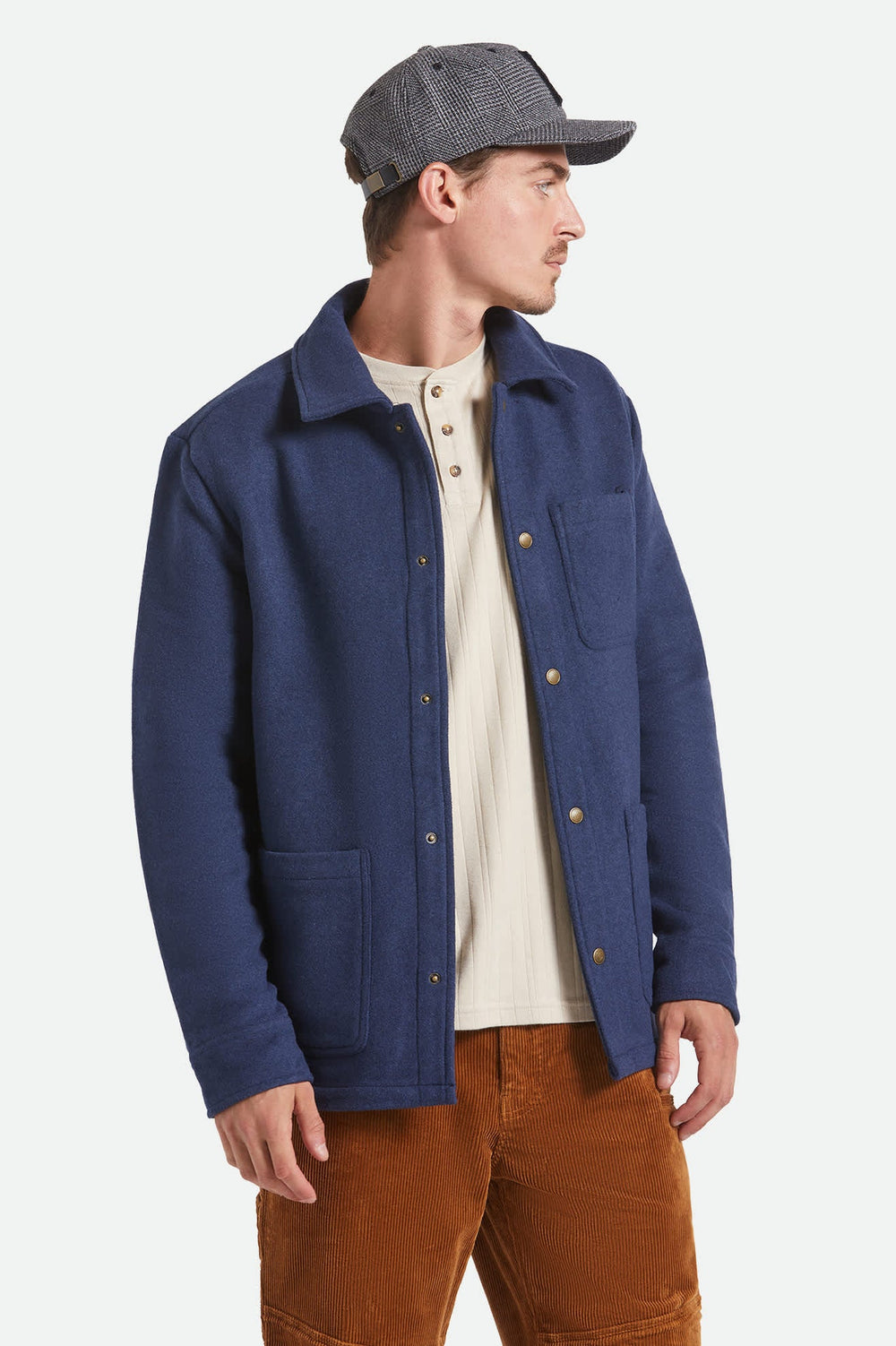 Men's New West Chore Coat in Mood Indigo