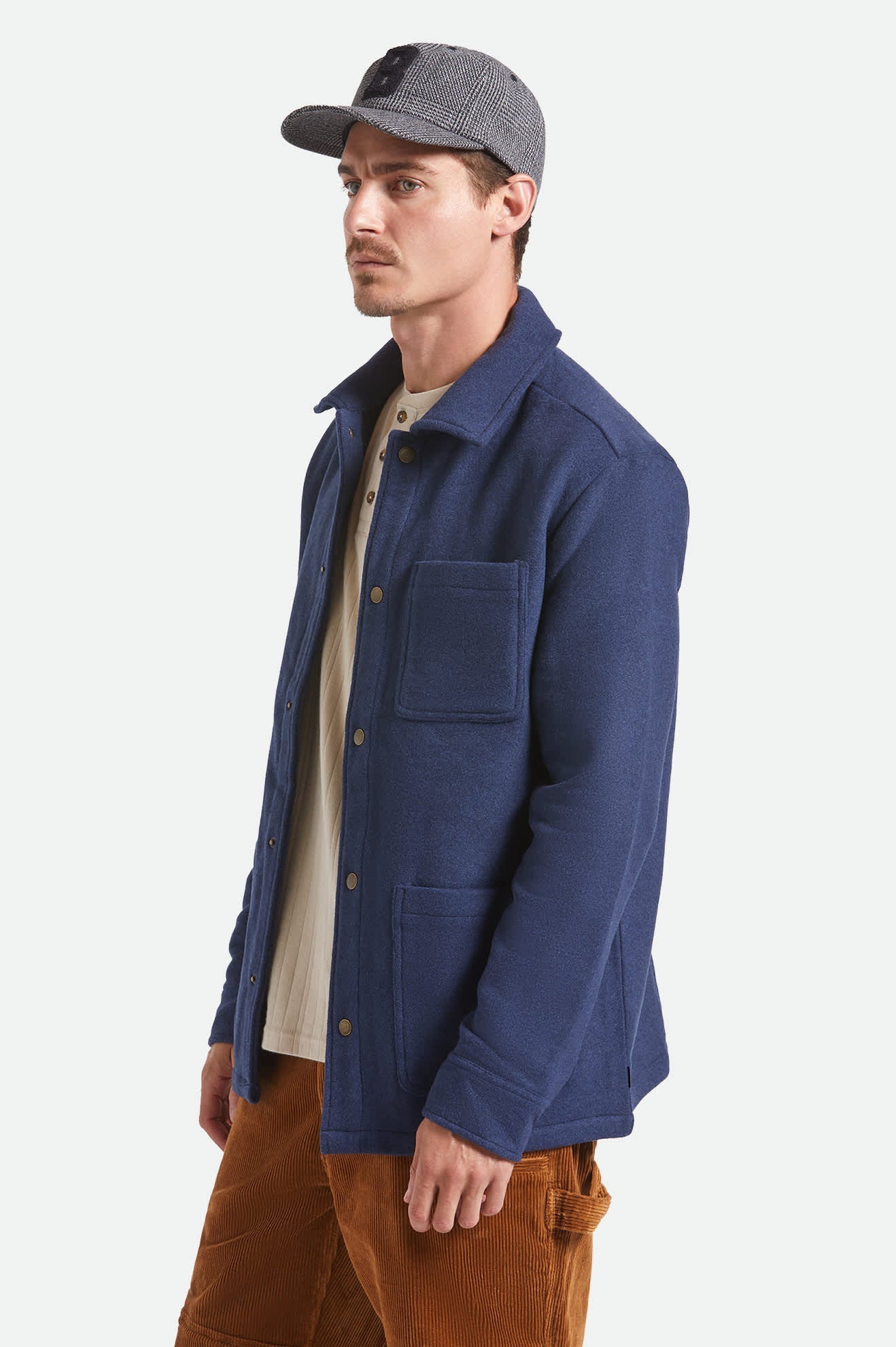 Men's New West Chore Coat in Mood Indigo