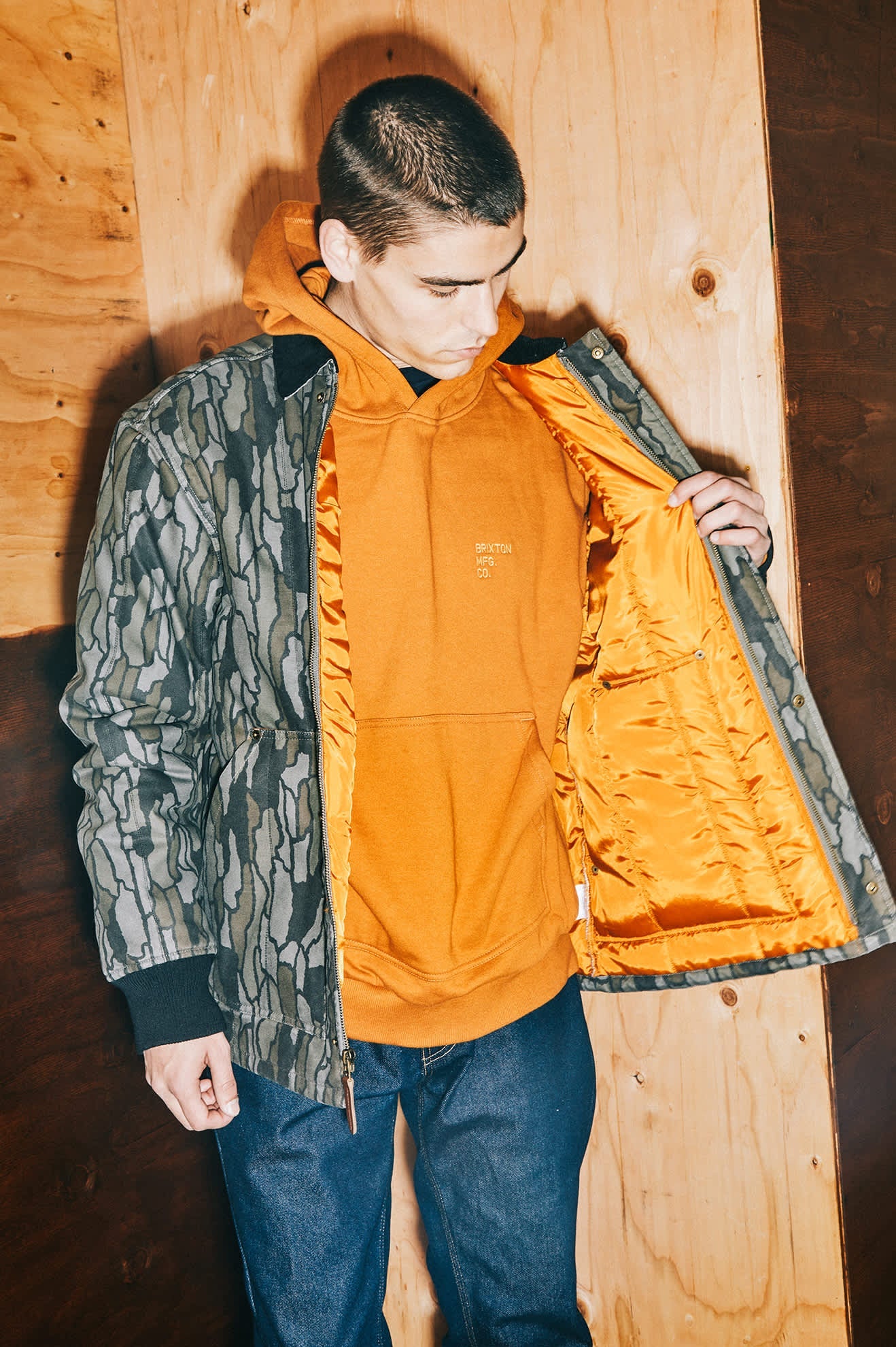 Men's Builders Ranch Jacket in Bark Camo