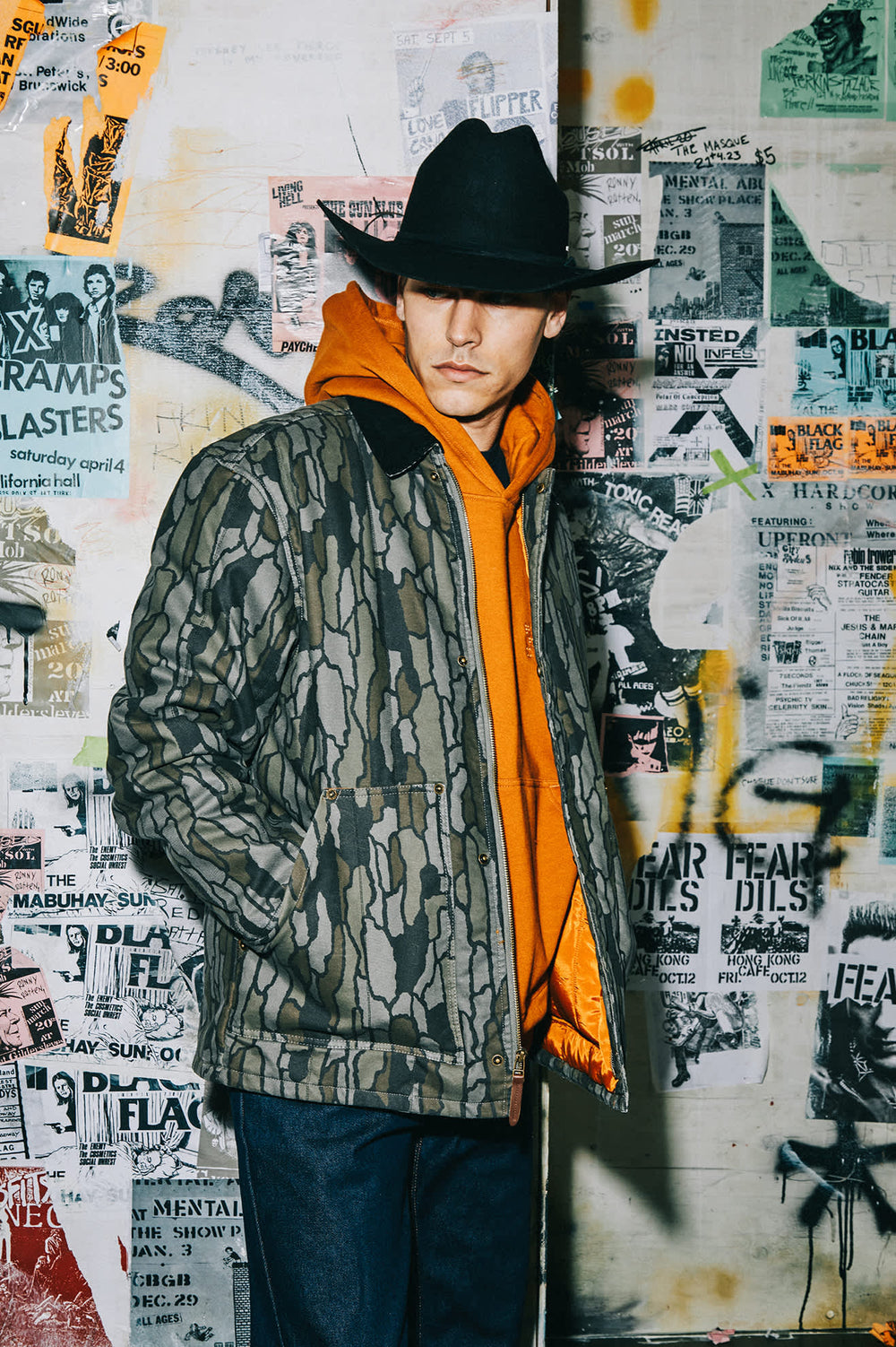 Men's Builders Ranch Jacket in Bark Camo